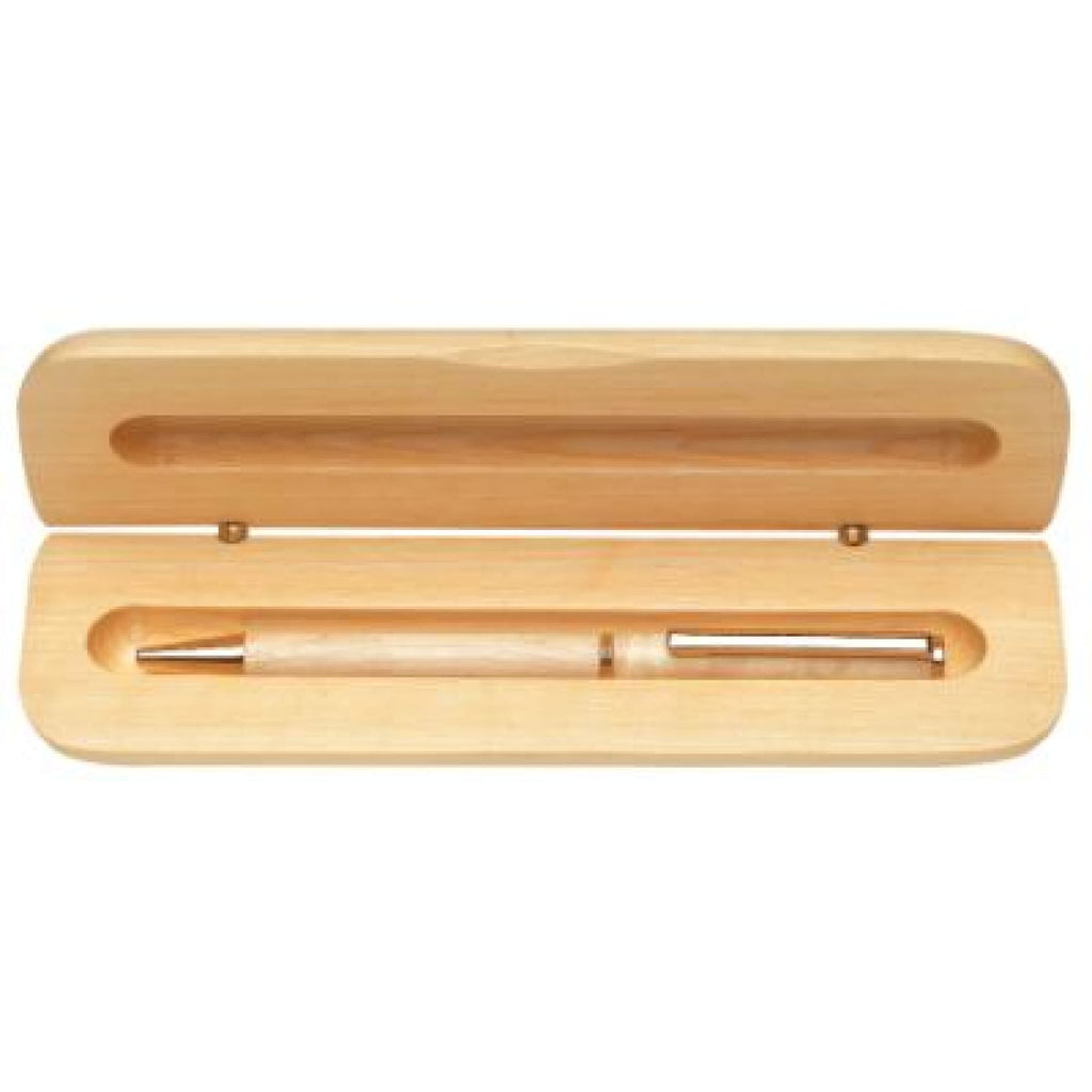 Wood Pen Case - Maple - Office Gifts