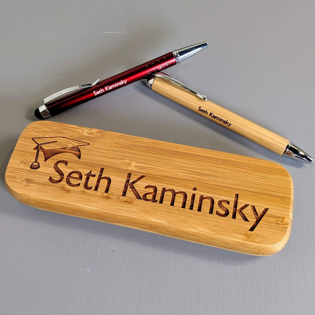 Bamboo Pen Case - Office Gifts